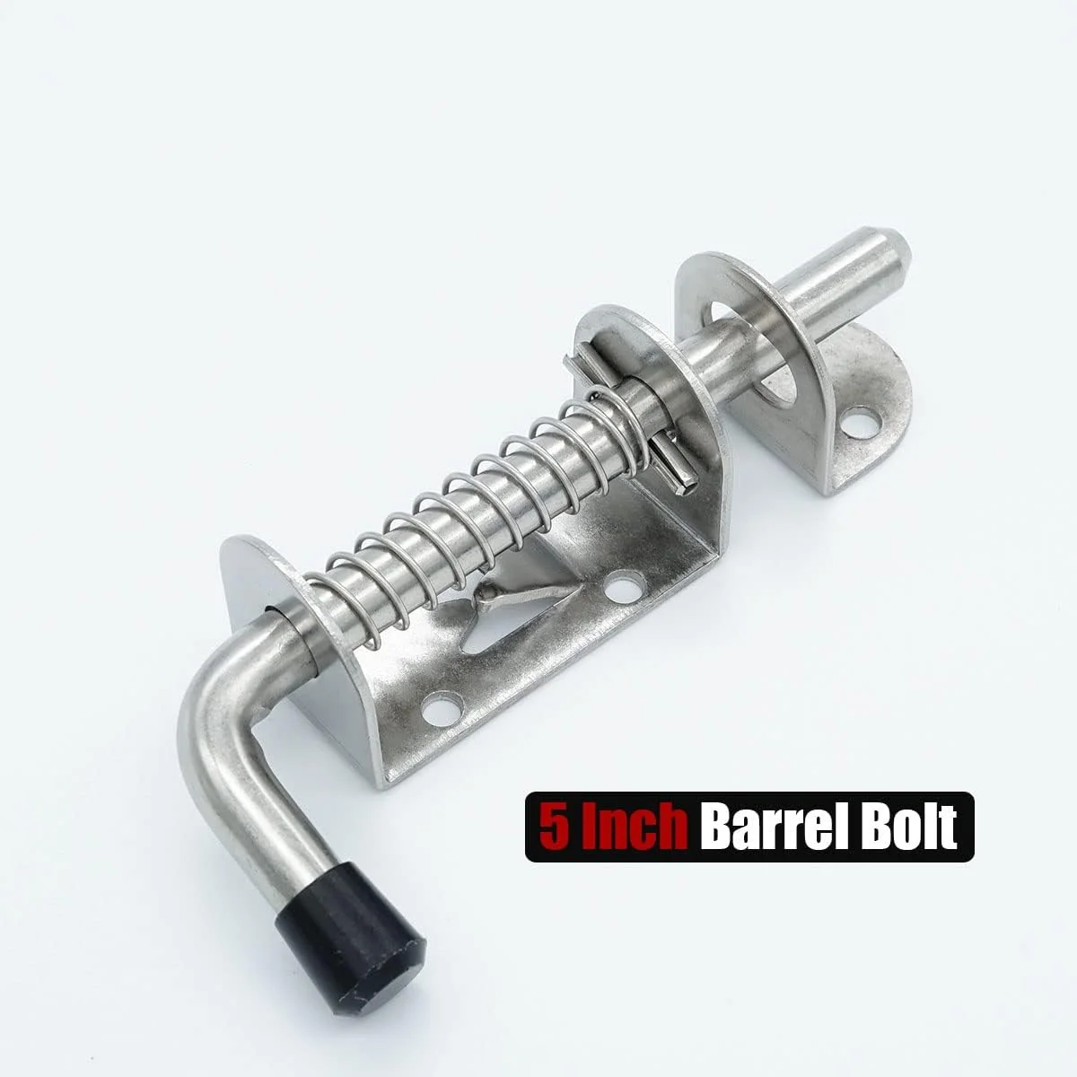 قفل زبانه فنری JQK، قفل درب استیل ضد زنگ 304 ضخیم شده 1.5 میلی متری، پرداخت شده 5 اینچی، HSB300 قفل زبانه فنری JQK، قفل درب استیل ضد زنگ 304 ضخیم شده 1.5 میلی متری، پرداخت شده 5 اینچی، HSB300