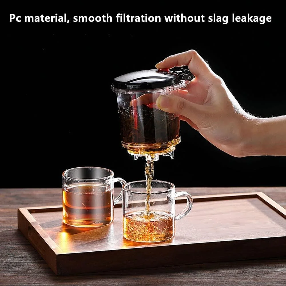 قوری شیشه ای 500 میلی لیتری Goodern با صافی جداشدنی - کتری شفاف با فیلتر فشاری تک دکمه ای برای چای برگ و چای شکوفه - سازنده و هدیه ای عالی قوری شیشه ای 500 میلی لیتری Goodern با صافی جداشدنی - کتری شفاف با فیلتر فشاری تک دکمه ای برای چای برگ و چای شکوفه - سازنده و هدیه ای عالی