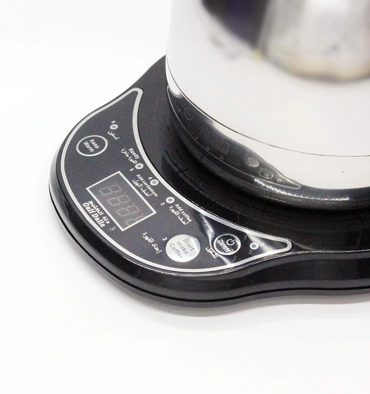 قهوه ساز عربی دله گلف – ۱۰۰۰ میلی لیتر، ۱۰۰۰ وات، استیل ضد زنگ، طراحی سنتی قهوه ساز عربی دله گلف – ۱۰۰۰ میلی لیتر، ۱۰۰۰ وات، استیل ضد زنگ، طراحی سنتی