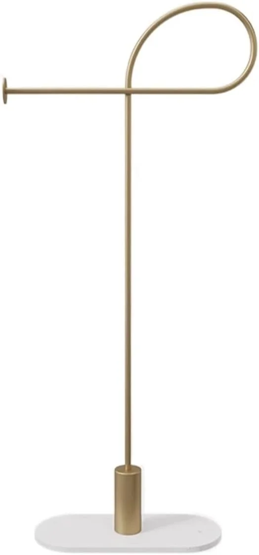 رخت آویز ایستاده، طراحی مینیمال، مناسب برای اتاق نشیمن، اتاق خواب، گوشه ها، با پایه مرمرین (طلایی) رخت آویز ایستاده، طراحی مینیمال، مناسب برای اتاق نشیمن، اتاق خواب، گوشه ها، با پایه مرمرین (طلایی)