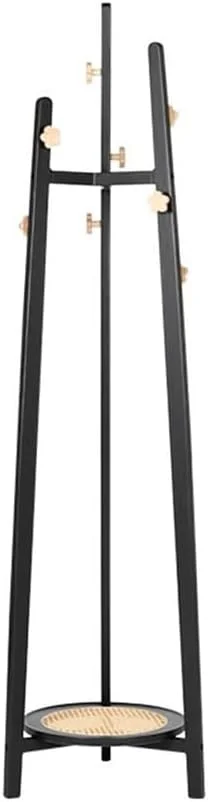 چوب لباسی ایستاده چوبی محکم، خلاقانه، مناسب لباس، کنار تخت، ورودی، سبک جدید چینی، بدون اشغال فضا (بلوط تیره) چوب لباسی ایستاده چوبی محکم، خلاقانه، مناسب لباس، کنار تخت، ورودی، سبک جدید چینی، بدون اشغال فضا (بلوط تیره)