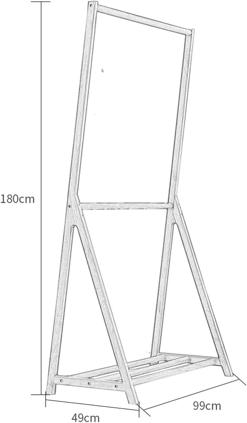 چوب لباسی ایستاده چوبی، مناسب برای آویزان کردن لباس، مناسب برای اتاق خواب و نشیمن چوب لباسی ایستاده چوبی، مناسب برای آویزان کردن لباس، مناسب برای اتاق خواب و نشیمن