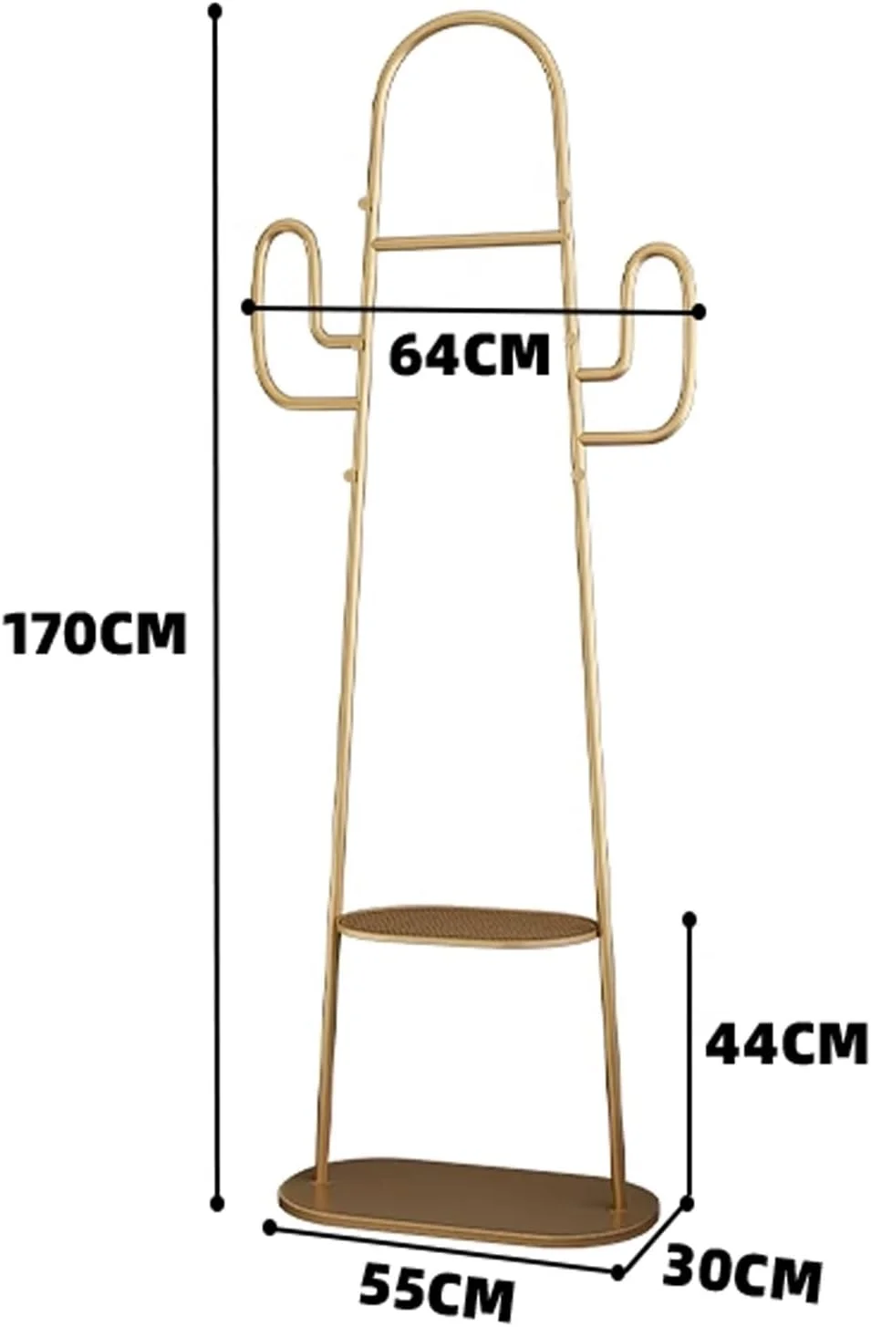 رخت آویز ایستاده، طرح کاکتوس سبز، ساده و خلاقانه، مناسب فروشگاه لباس، اتاق خواب، آویز لباس و پالتو (سفید) رخت آویز ایستاده، طرح کاکتوس سبز، ساده و خلاقانه، مناسب فروشگاه لباس، اتاق خواب، آویز لباس و پالتو (سفید)