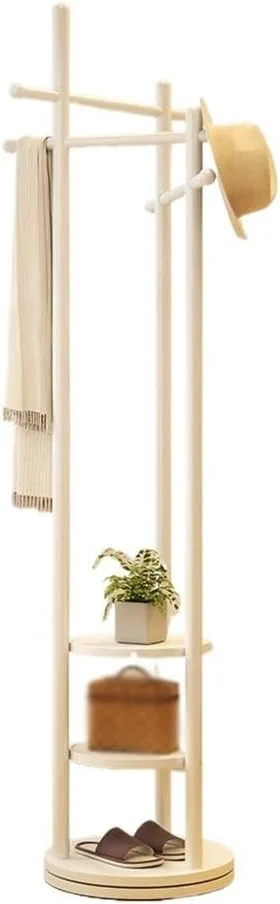 چوب لباسی ایستاده از جنس چوب جامد، رخت آویز ایستاده، مناسب لباس، اتاق خواب، اتاق نشیمن، چوب لباسی چرخشی (سفید) چوب لباسی ایستاده از جنس چوب جامد، رخت آویز ایستاده، مناسب لباس، اتاق خواب، اتاق نشیمن، چوب لباسی چرخشی (سفید)