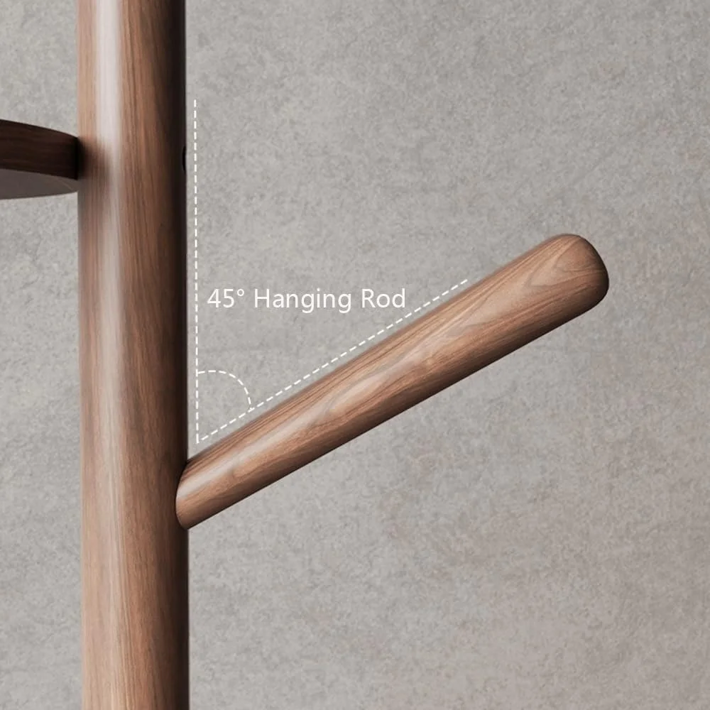 چوب لباسی ایستاده از جنس چوب جامد، رخت آویز ایستاده، مناسب لباس، اتاق خواب، اتاق نشیمن، چوب لباسی چرخشی (سفید) چوب لباسی ایستاده از جنس چوب جامد، رخت آویز ایستاده، مناسب لباس، اتاق خواب، اتاق نشیمن، چوب لباسی چرخشی (سفید)