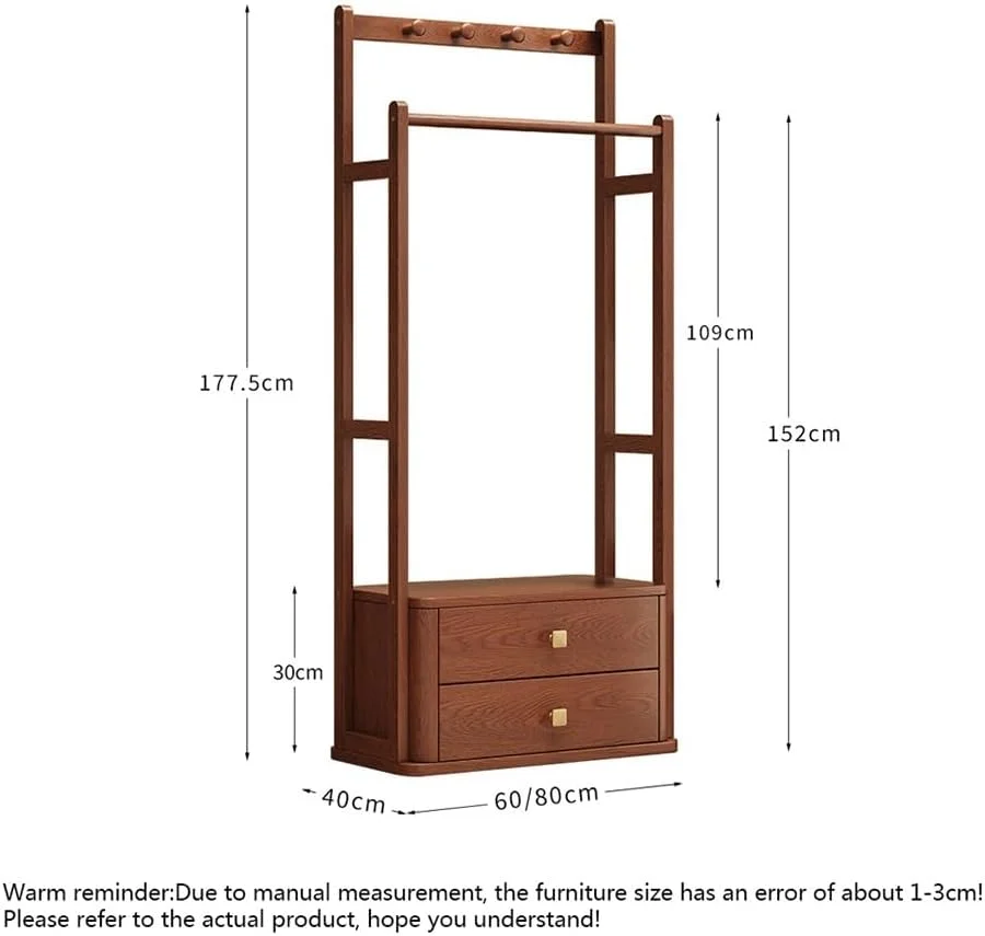چوب لباسی ایستاده از جنس چوب جامد، مناسب برای اتاق خواب، اتاق نشیمن، دارای قفسه نشیمن و قفسه ذخیره سازی ساده (کوچک) چوب لباسی ایستاده از جنس چوب جامد، مناسب برای اتاق خواب، اتاق نشیمن، دارای قفسه نشیمن و قفسه ذخیره سازی ساده (کوچک)