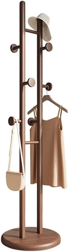 چوب لباسی ایستاده طرح جدید چینی، چوب لباسی چوبی محکم، مناسب اتاق خواب، آویزهای عمودی ضخیم، چوب لباسی ساده خانگی چوب لباسی ایستاده طرح جدید چینی، چوب لباسی چوبی محکم، مناسب اتاق خواب، آویزهای عمودی ضخیم، چوب لباسی ساده خانگی