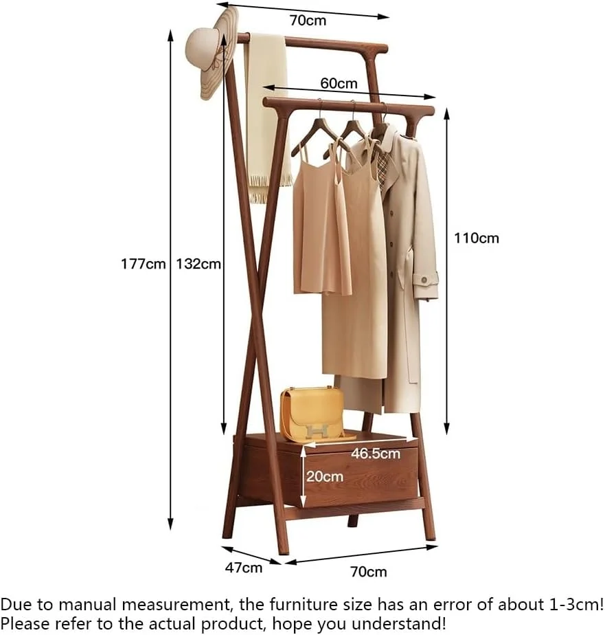 جالباسی ایستاده چوبی به سبک چینی جدید، چوب جامد، آویز لباس، مناسب برای منزل، اتاق نشیمن ساده، قفسه لباس اتاق خواب جالباسی ایستاده چوبی به سبک چینی جدید، چوب جامد، آویز لباس، مناسب برای منزل، اتاق نشیمن ساده، قفسه لباس اتاق خواب
