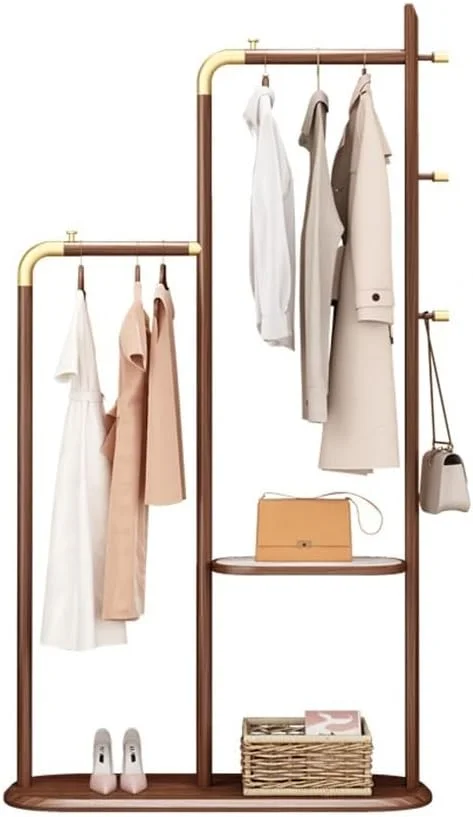 جالباسی ایستاده، جالباسی چوبی چند منظوره مناسب اتاق خواب، نشیمن و منزل جالباسی ایستاده، جالباسی چوبی چند منظوره مناسب اتاق خواب، نشیمن و منزل