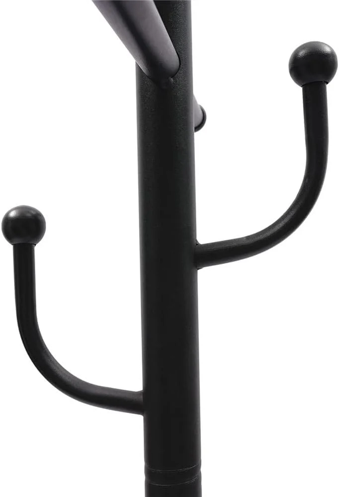 رخت آویز ایستاده فلزی با چرخ، مناسب برای آویزان کردن لباس، شال، کیف و غیره