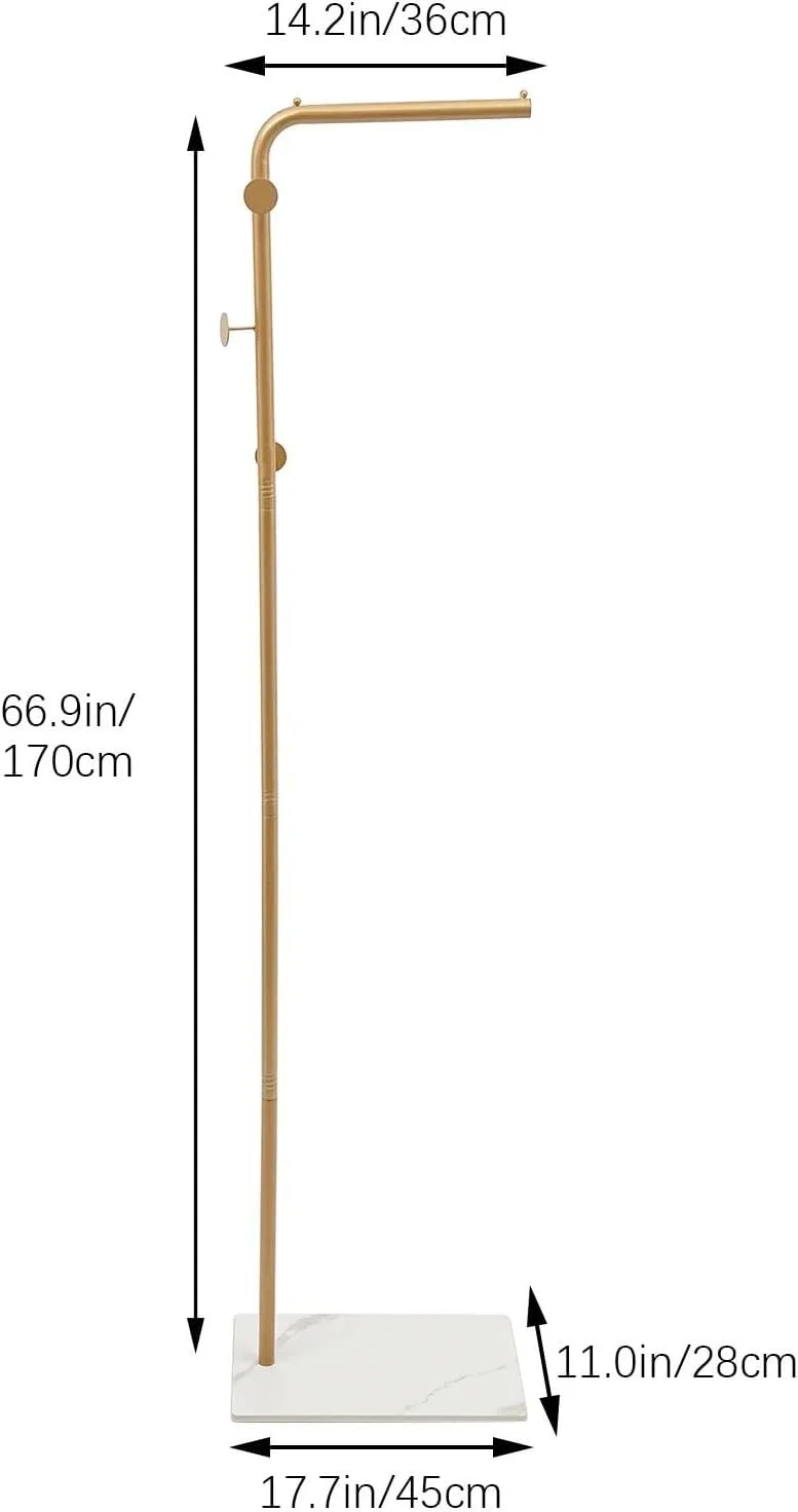 جالباسی ایستاده L شکل با ظرفیت بزرگ، مناسب راهرو/اتاق نشیمن جالباسی ایستاده L شکل با ظرفیت بزرگ، مناسب راهرو/اتاق نشیمن