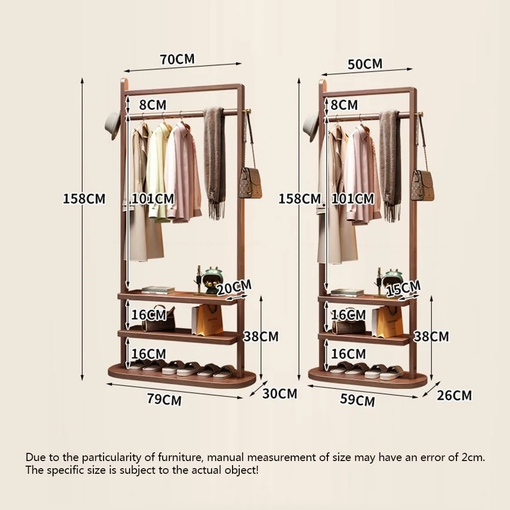 رخت آویز ایستاده چوبی برای اتاق خواب، اتاق نشیمن، آویز لباس ساده مناسب هتل ها و اقامتگاه ها به سبک چینی جدید (گردویی) رخت آویز ایستاده چوبی برای اتاق خواب، اتاق نشیمن، آویز لباس ساده مناسب هتل ها و اقامتگاه ها به سبک چینی جدید (گردویی)