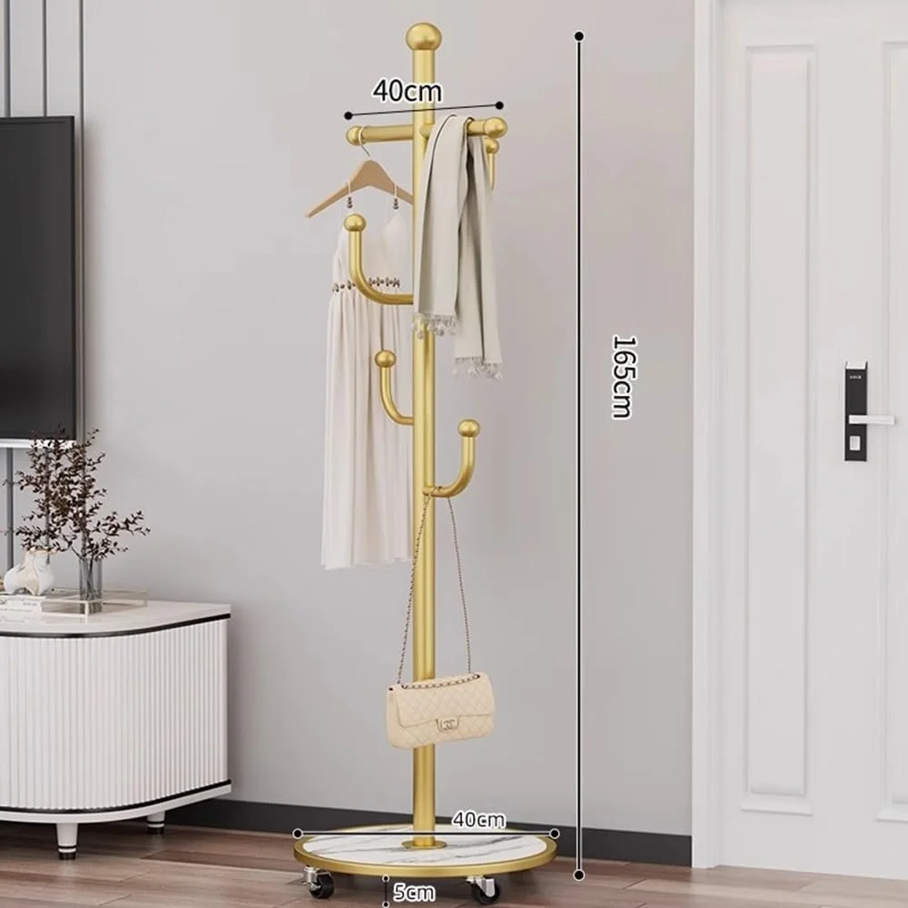 رخت آویز ایستاده، مناسب برای منزل، اتاق خواب، اتاق نشیمن (مشکی)