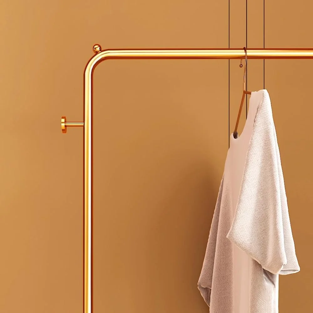 رخت آویز، قفسه لباس، قفسه نگهداری زمینی اتاق خواب، رخت آویز کنار تخت، رخت آویز مدرن متحرک ایستاده (سفید+نارنجی) رخت آویز، قفسه لباس، قفسه نگهداری زمینی اتاق خواب، رخت آویز کنار تخت، رخت آویز مدرن متحرک ایستاده (سفید+نارنجی)