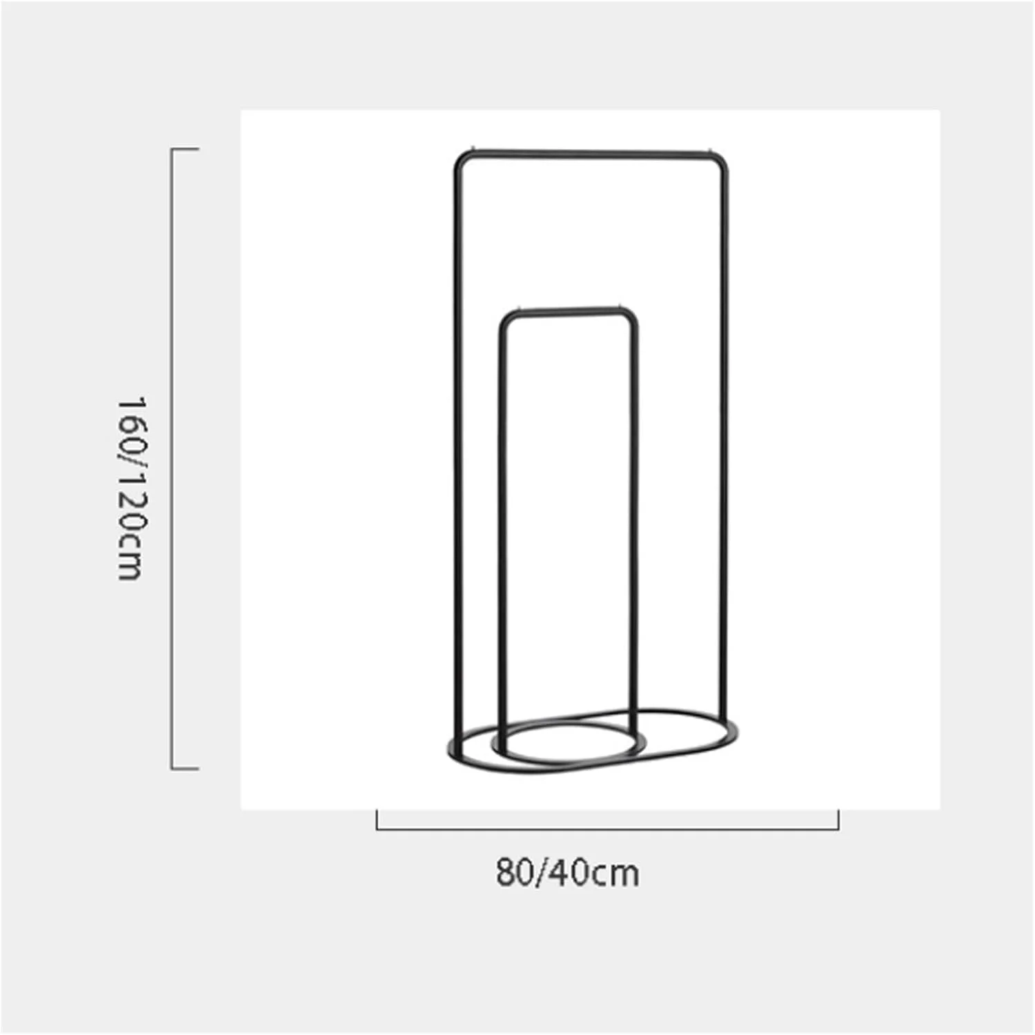 رخت آویز ایستاده خانگی، رخت آویز ایستاده، قفسه خشک کن، قفسه نمایش فروشگاه لباس، مجموعه نمایش بزرگ و کوچک