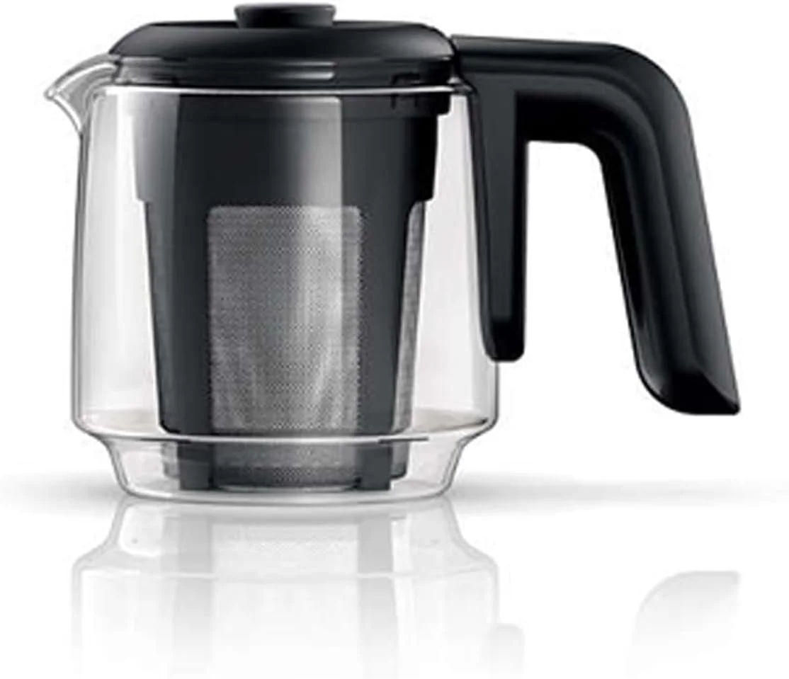 چای ساز فیلیپس مدل HD7301/00، ظرفیت 1.9 لیتر، پایه چرخان 360 درجه، سیم جمع کن، مشکی