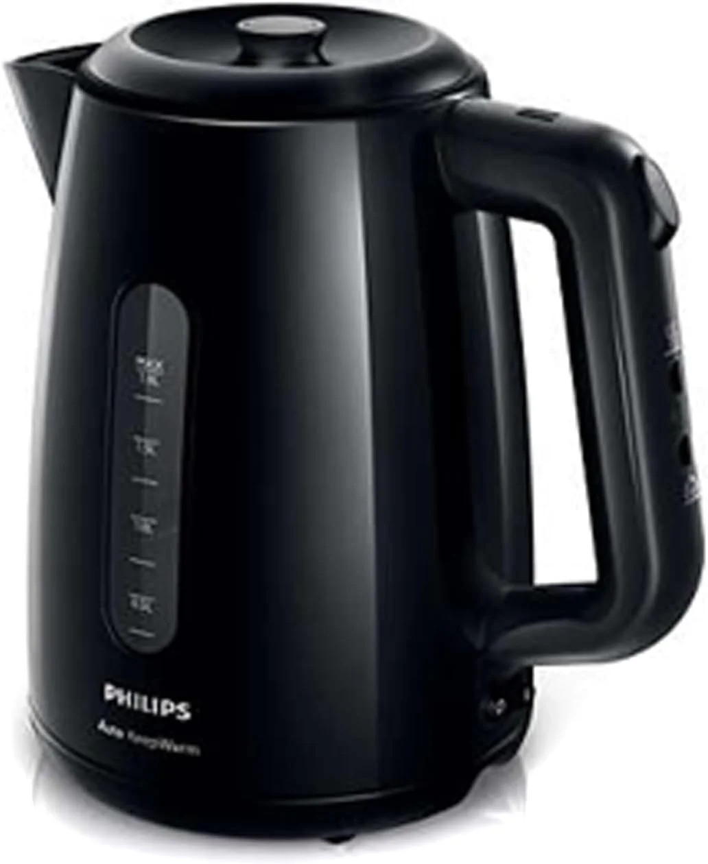 چای ساز فیلیپس مدل HD7301/00، ظرفیت 1.9 لیتر، پایه چرخان 360 درجه، سیم جمع کن، مشکی