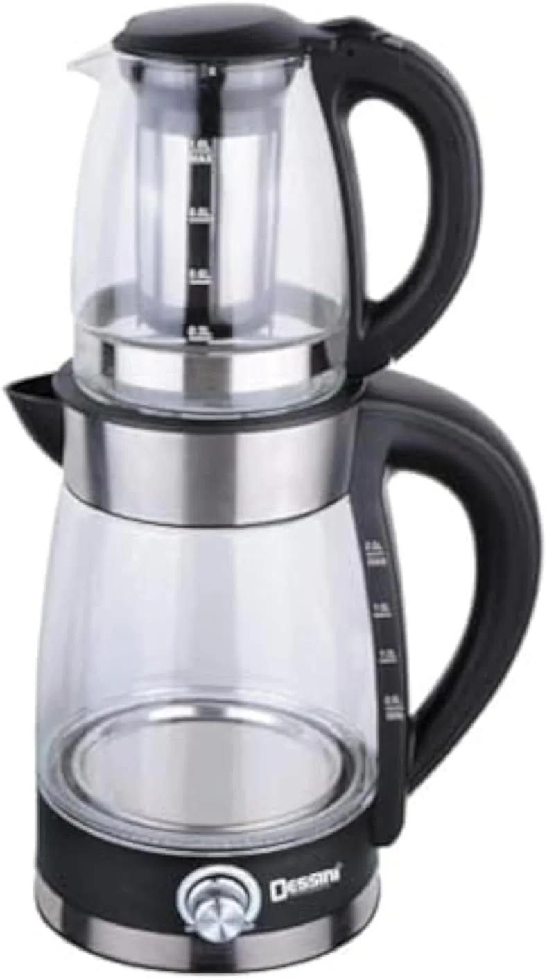 چای ساز کتری برقی 2 لیتری با قوری