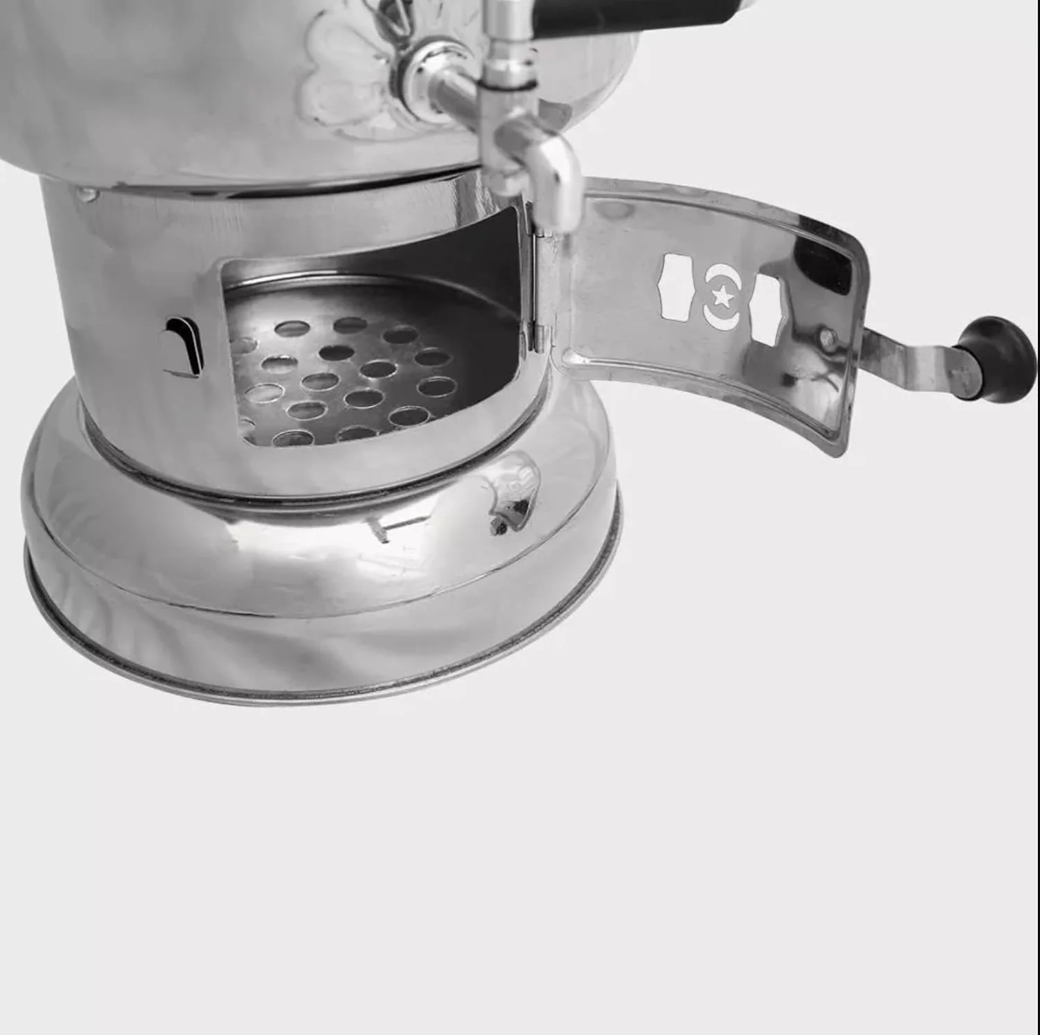 سماور توبیبو، بخاری آب با انرژی رایگان، قوری شامل نمی شود، ۴ لیتر / ۱۵۰ اونس، سماور، مناسب قایق سواری، کمپینگ، پیاده روی، شکار، قایق تفریحی، کتری چای (۴ لیتری)