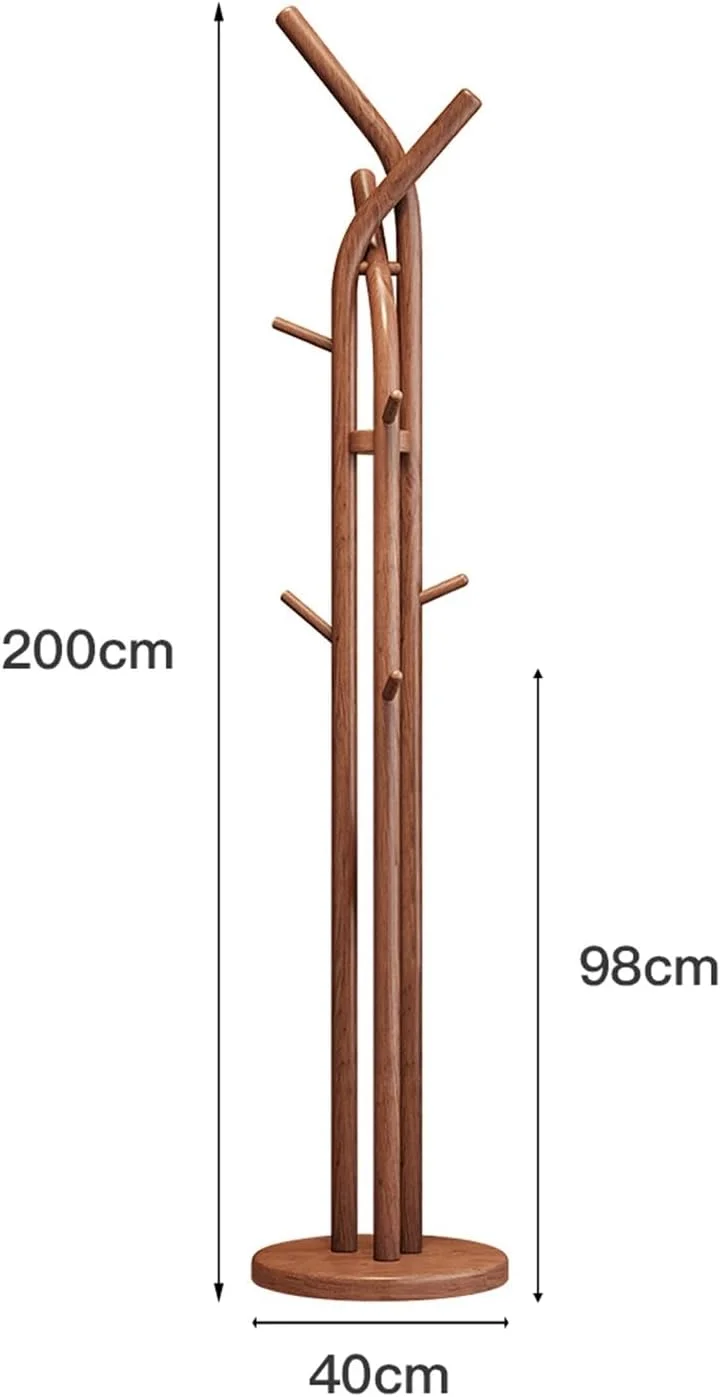 رخت آویز ایستاده چوبی برای اتاق خواب، منزل، آویز لباس عمودی، قفسه لباس و خشک کن داخلی رخت آویز ایستاده چوبی برای اتاق خواب، منزل، آویز لباس عمودی، قفسه لباس و خشک کن داخلی