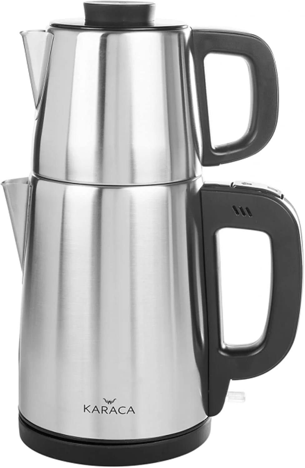 دستگاه چای ساز کاراجا مدل INOX Black با توان 1650 وات، دستگاه چای ساز ترکی، استیل ضد زنگ، کتری برقی اتوماتیک، دستگاه چای ساز داغ، سماور برقی دستگاه چای ساز کاراجا مدل INOX Black با توان 1650 وات، دستگاه چای ساز ترکی، استیل ضد زنگ، کتری برقی اتوماتیک، دستگاه چای ساز داغ، سماور برقی