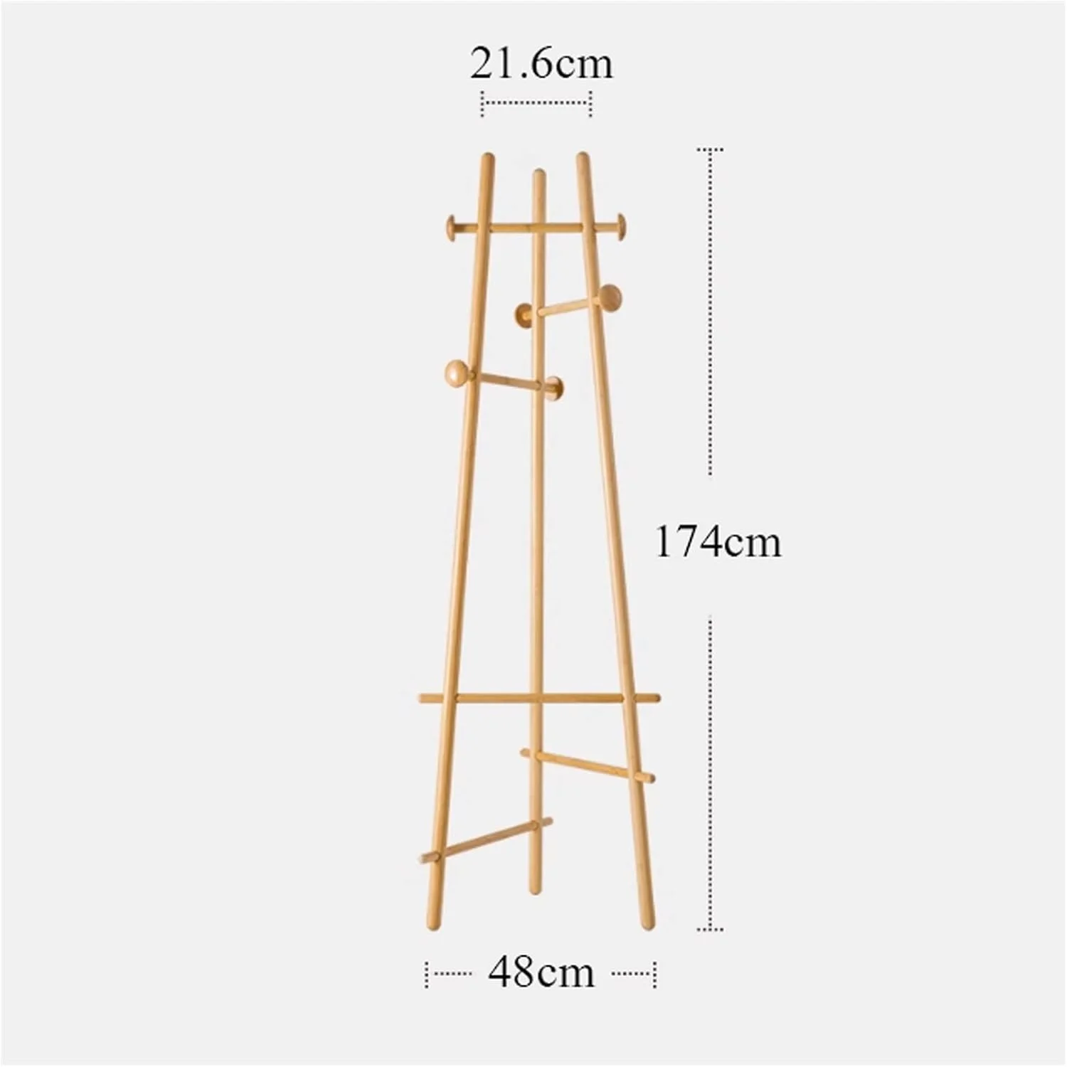 رخت آویز ایستاده مناسب اتاق خواب، رخت آویز چند منظوره، ساده و مدرن