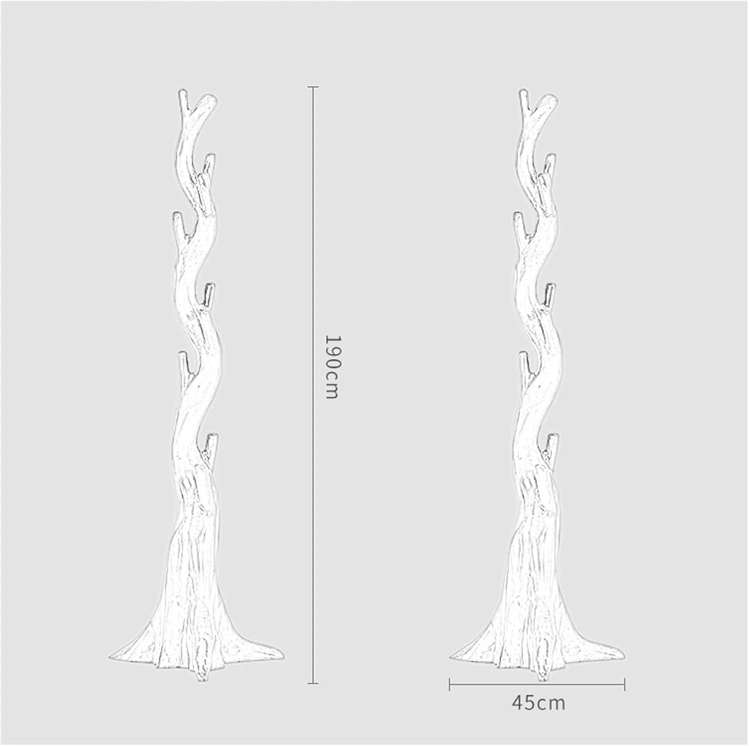 رخت آویز ایستاده چوبی، رخت آویز ساده دست ساز مدل درختی با قابلیت جدا شدن رخت آویز ایستاده چوبی، رخت آویز ساده دست ساز مدل درختی با قابلیت جدا شدن