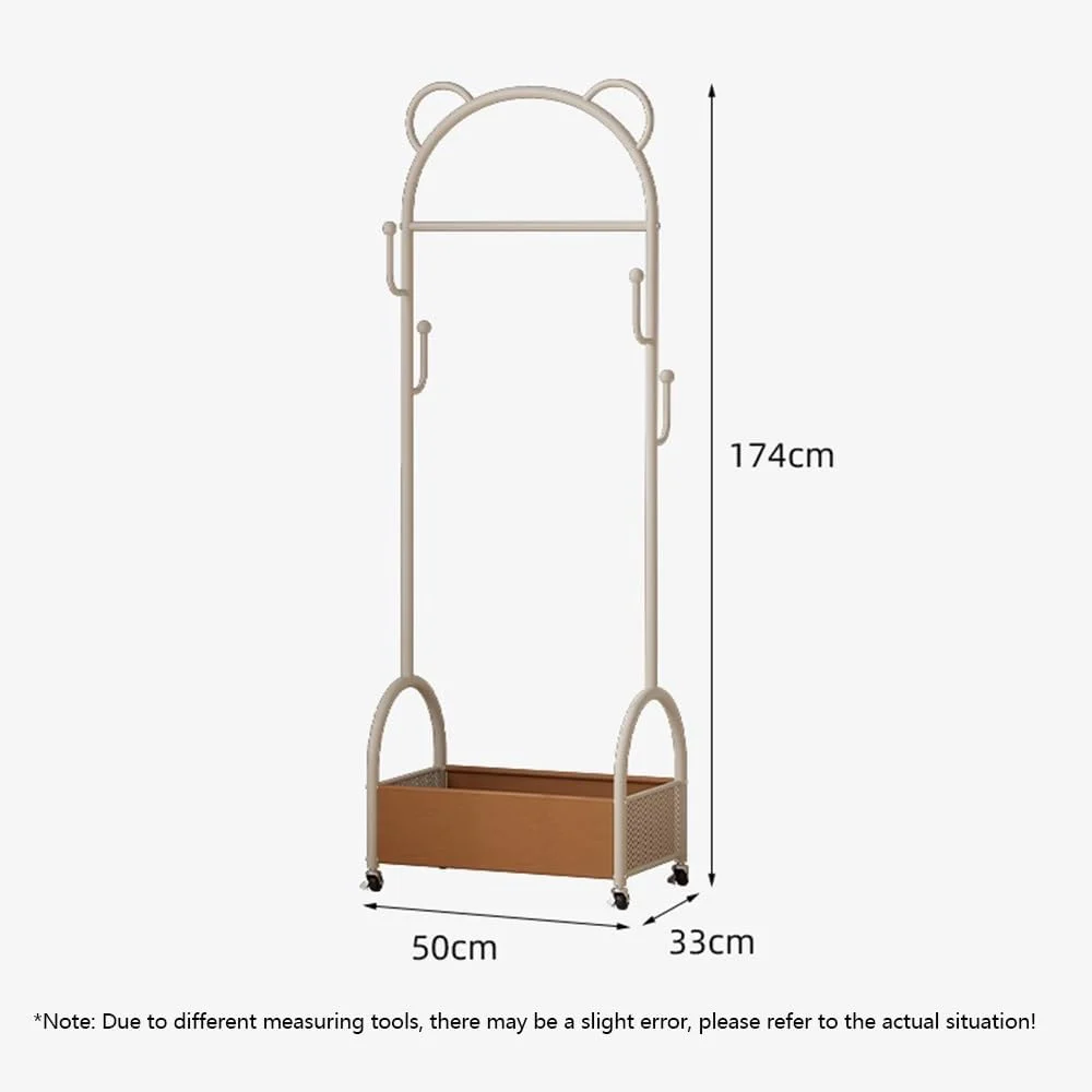 رخت آویز ایستاده برای اتاق خواب، سبد لباس چرک خانگی، قفسه لباس، رخت آویز خانگی شیک (مشکی)