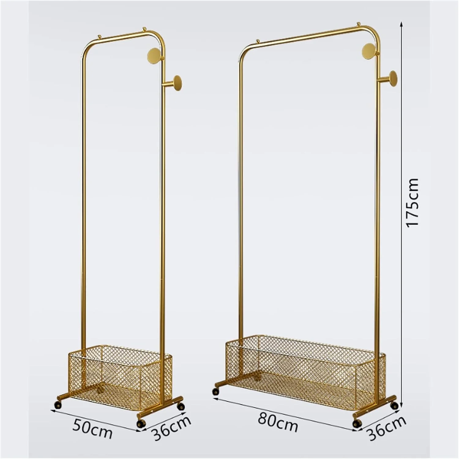 چوب لباسی ایستاده CAOJLjiaxiang-2012، چوب لباسی برای اتاق نشیمن با سبد ذخیره سازی چرخ دار، چوب لباسی چند منظوره قابل جابجایی برای چوب لباسی زمینی (80 سانتی متر)