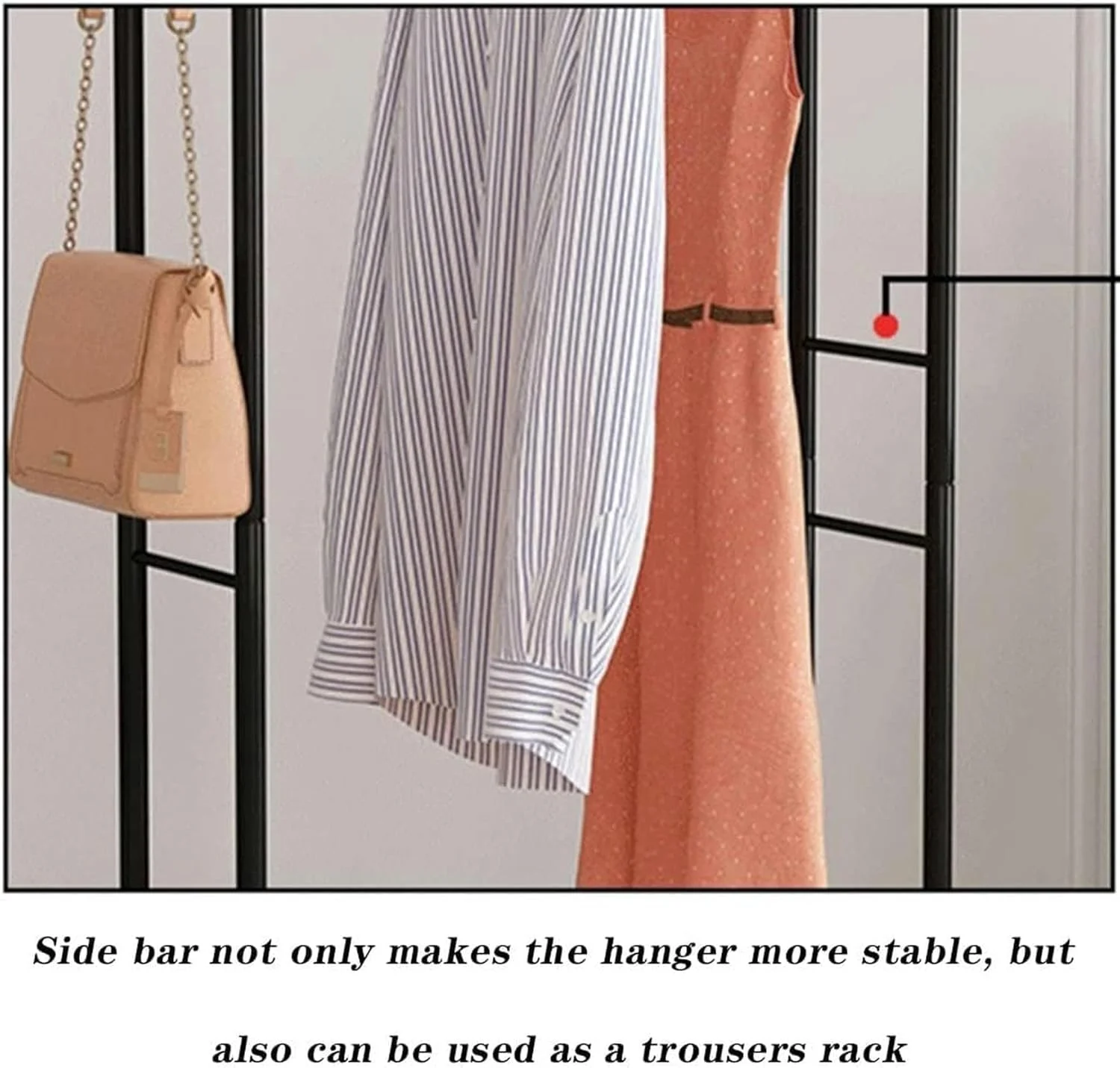 رخت آویز، جاکفشی، چوب لباسی، چوب لباسی بزرگ، چوب لباسی فلزی، رخت آویز فلزی با میله بالایی و جاکفشی، فضای ذخیره سازی بزرگ