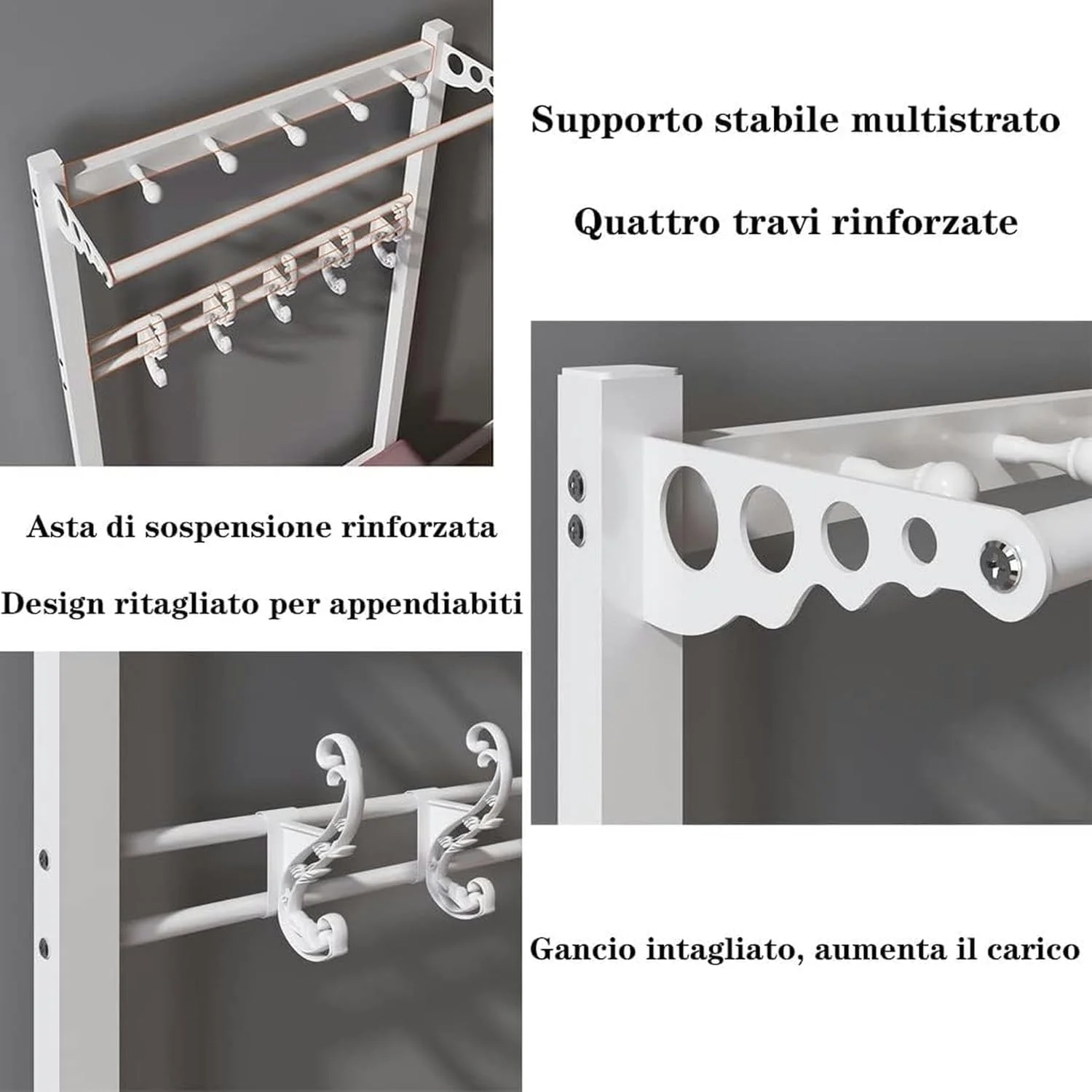رخت آویز پرچرو، زاپیرو، جالباسی، جالباسی، 4 در 1، طرح قدیمی