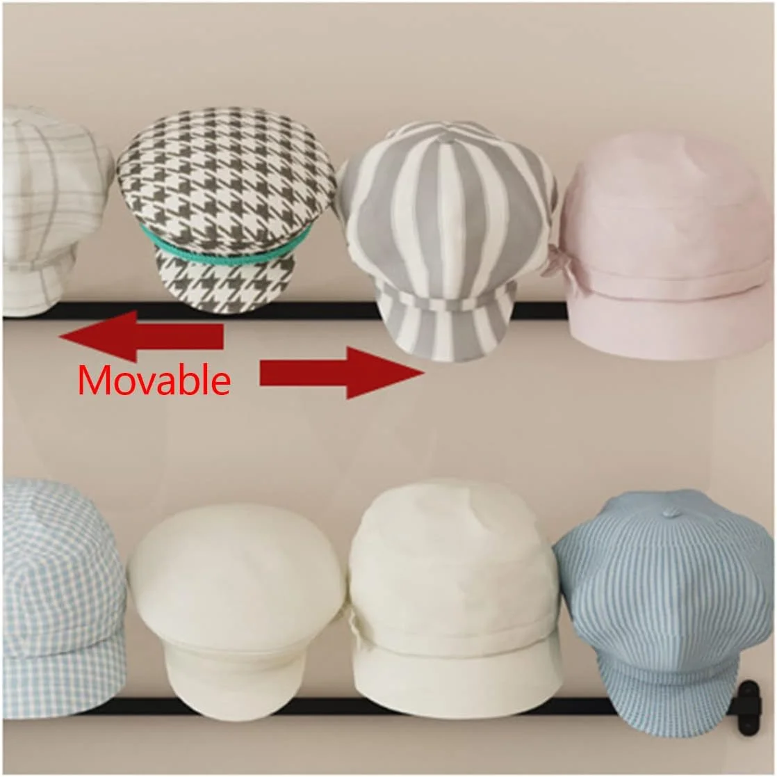 جای کلاه، 3 عدد آویز کلاه کابویی، آویز کلاه دیواری، نگهدارنده کلاه فلزی برای سازماندهی و دکور اتاق