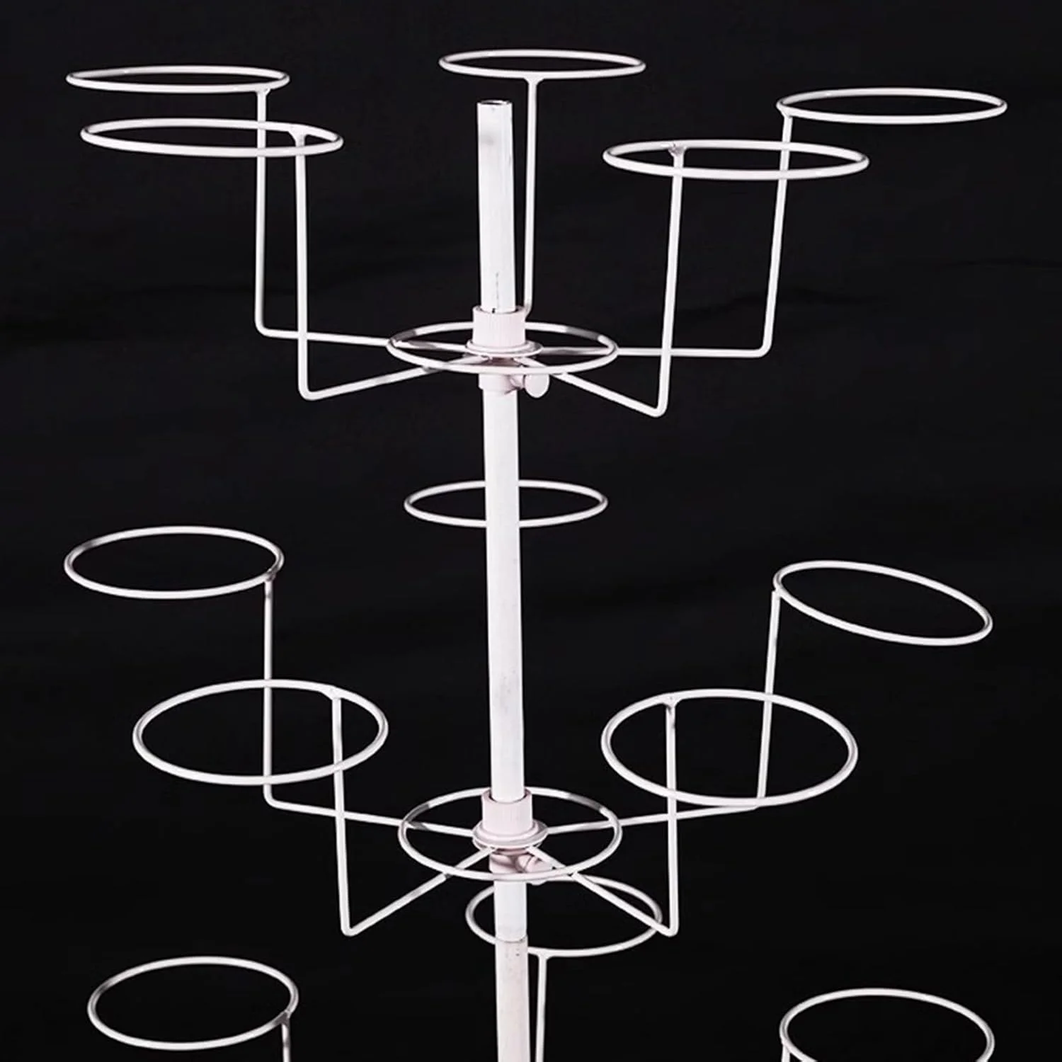 استند رومیزی کلاه، استند ویگ ایستاده، استند تجاری نگهداری کلاه، مناسب برای کلاه ها و ویگ ها