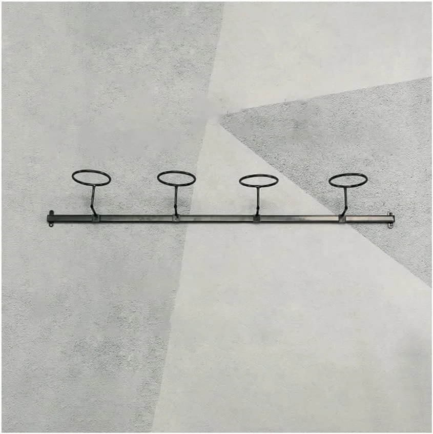 قفسه نمایش کلاه ایمنی، استند نمایش کلاه، قفسه نمایش قفسه کلاه گیس، قفسه آویز دیواری برای کلاه ایمنی، کلاه ایمنی (مشکی-60 سانتی متر)