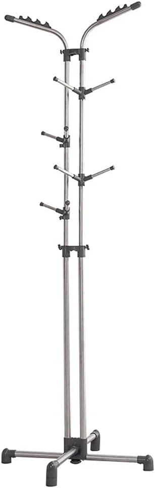 رخت آویز ایستاده برای اتاق خواب، خانگی، ساده، مدرن، آویز کیف، چند منظوره، استیل ضد زنگ، نصب آسان