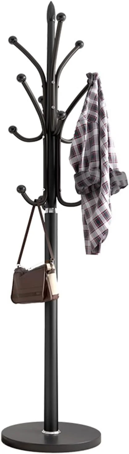 جالباسی فلزی ایستاده، جالباسی درختی با پایه گرد محکم، جالباسی ایستاده گوشه ای برای خانه یا دفتر