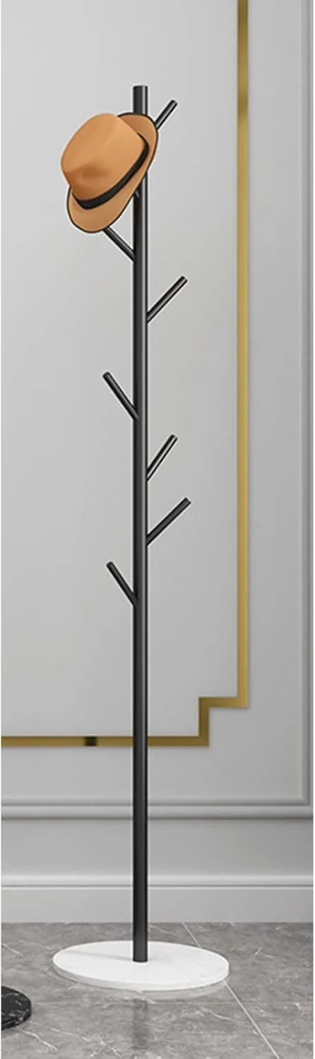 جالباسی ایستاده 170 سانتی‌متری، جالباسی شیک با پایه گرد مرمری با ثبات، جالباسی مستقل برای خانه و محل کار