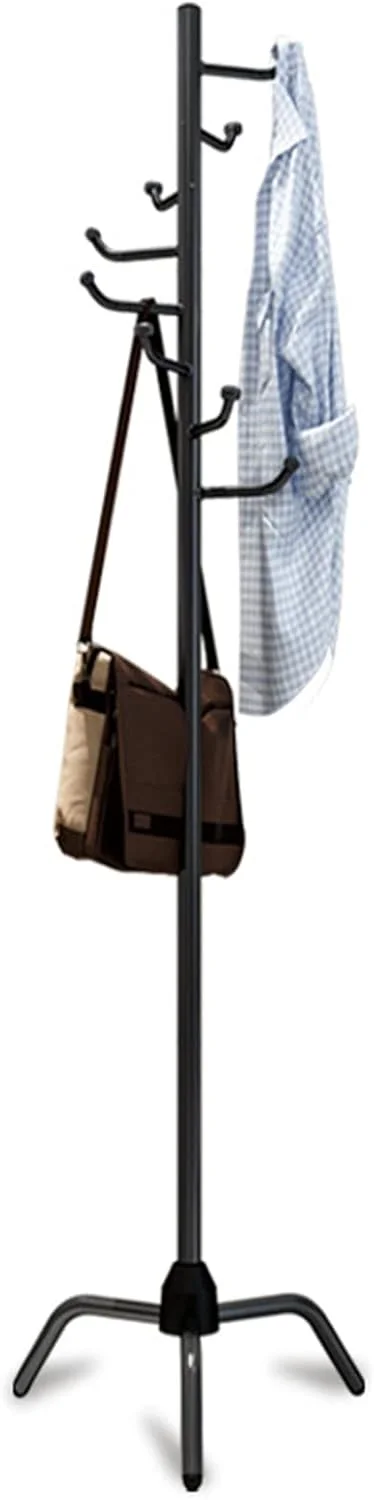 رخت آویز ایستاده 180 سانتی متری، دارای 8 آویز، سازمان دهنده لباس، مناسب برای اتاق خواب، دفتر کار، راهرو ورودی