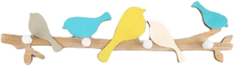 جالباسی دیواری طرح پرنده، مناسب آویزان کردن حوله، کلاه، کلید و جواهرات - یک عدد