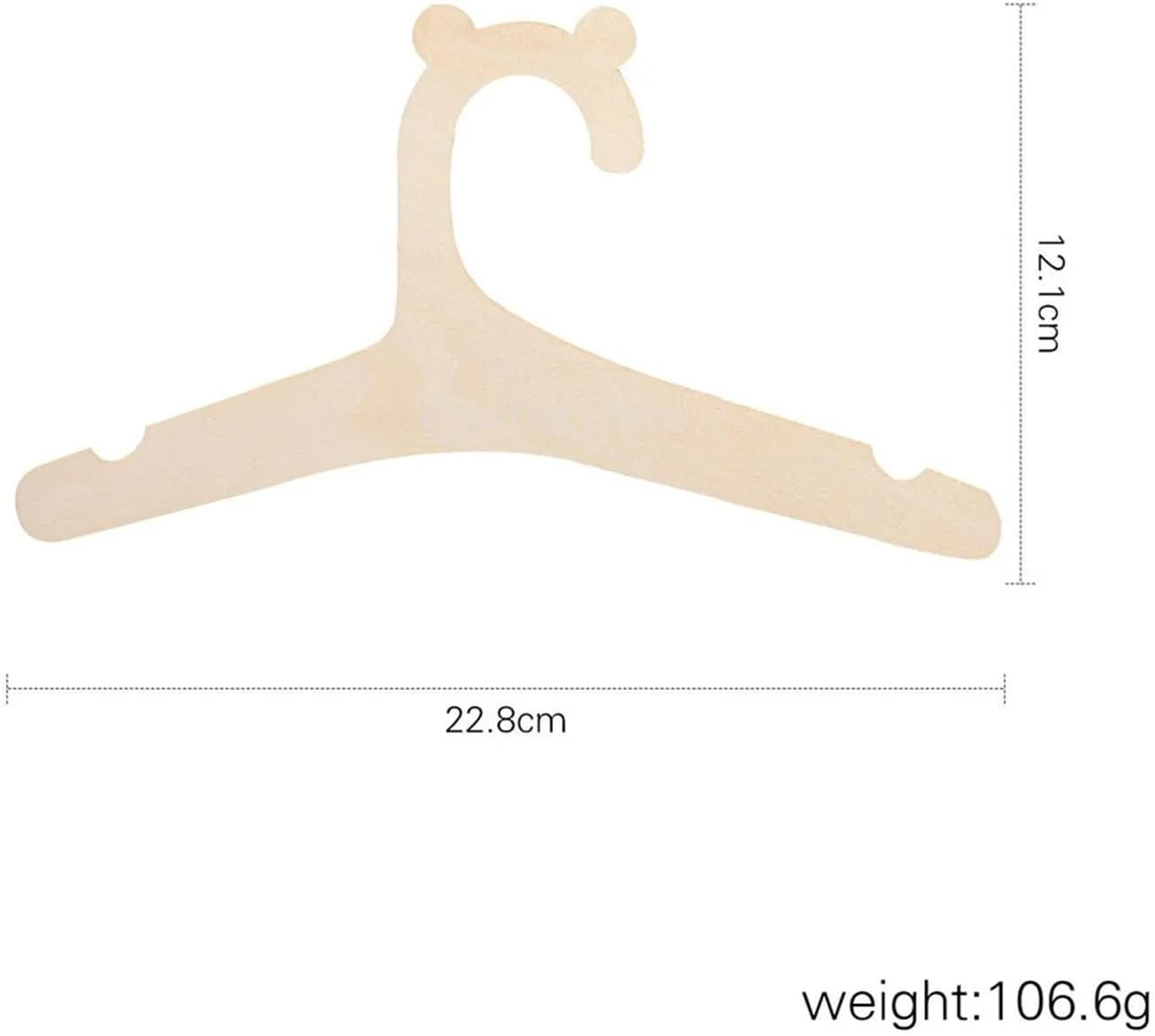 چوب لباسی چوبی BNHGYTYU، بسته 10 عددی، مناسب برای حوله، لباس، عروسک و نظم دهی به کمد چوب لباسی چوبی BNHGYTYU، بسته 10 عددی، مناسب برای حوله، لباس، عروسک و نظم دهی به کمد