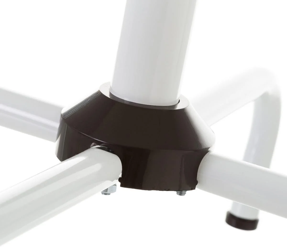 جالباسی ایستاده فلزی DRW با 8 بازو - سفید