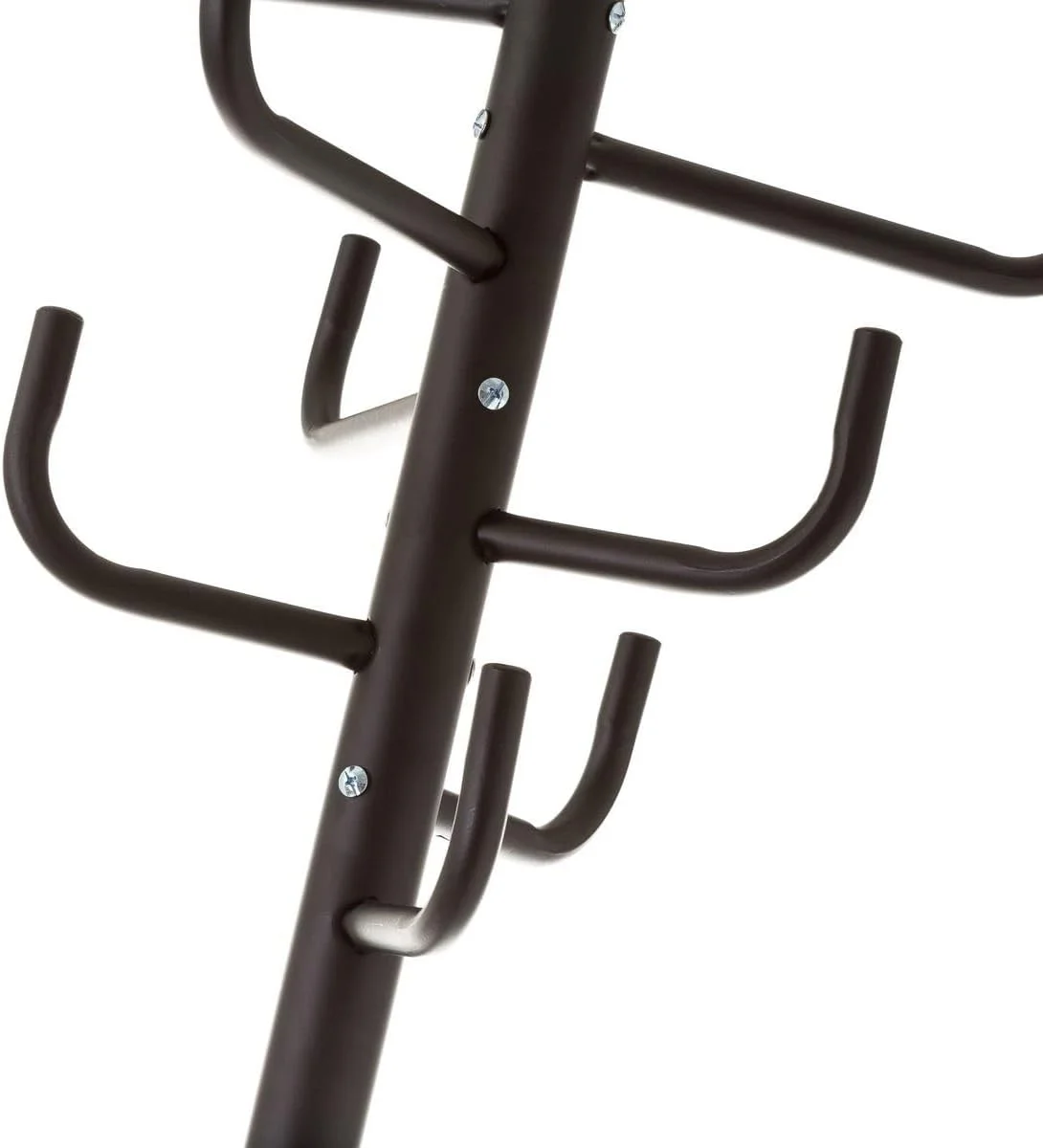 جالباسی ایستاده فلزی DRW با ۸ بازو، مشکی