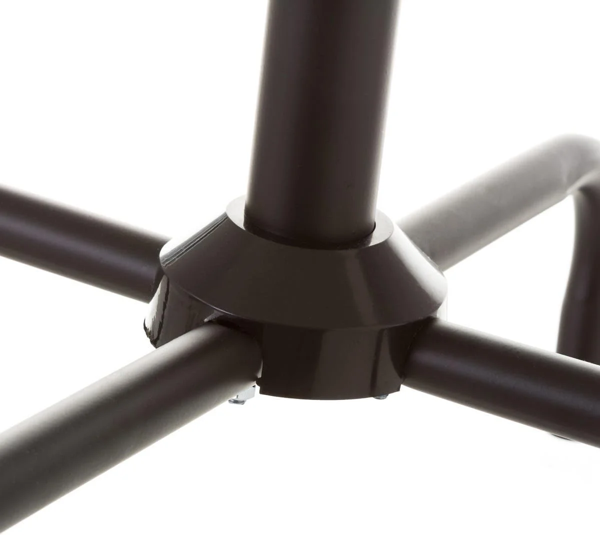 جالباسی ایستاده فلزی DRW با ۸ بازو، مشکی