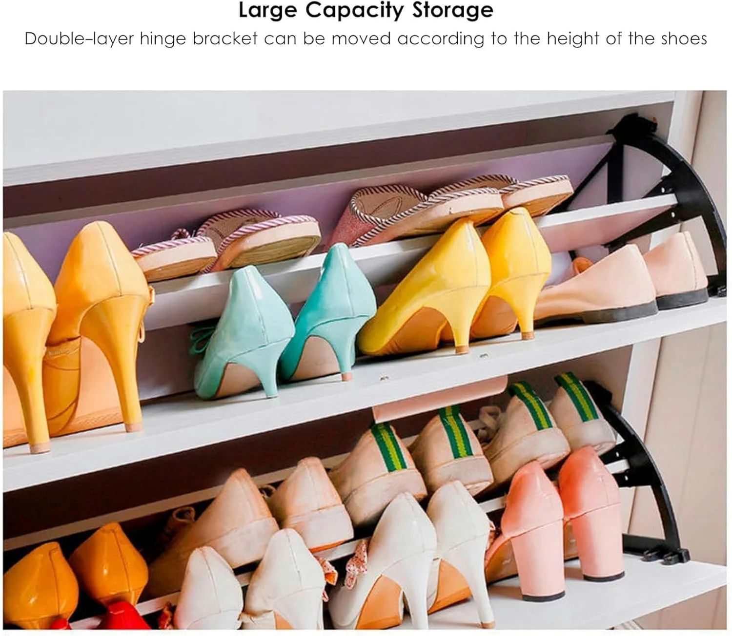 جاکفشی سه کشویی به همراه آویز لباس و قفسه مستقل برای ورودی منزل، رنگ سفید (D-50X17X208Cm) جاکفشی سه کشویی به همراه آویز لباس و قفسه مستقل برای ورودی منزل، رنگ سفید (D-50X17X208Cm)