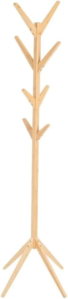 جالباسی ایستاده DRW با ۸ بازو، چوب طبیعی