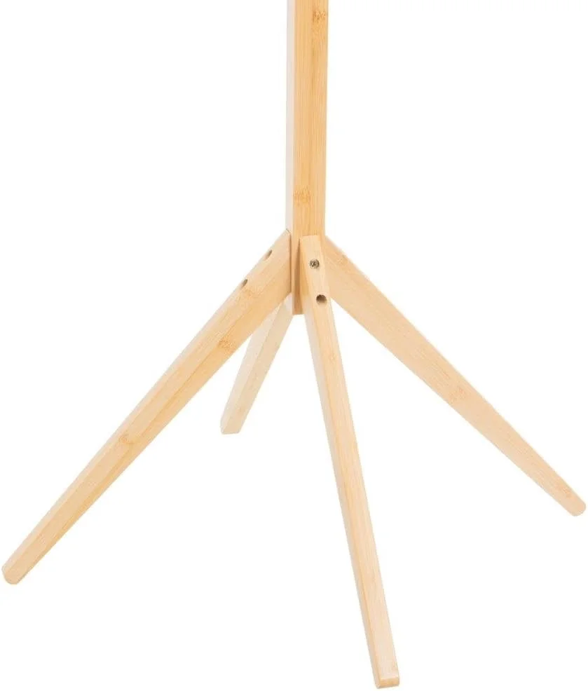 جالباسی ایستاده DRW با ۸ بازو، چوب طبیعی