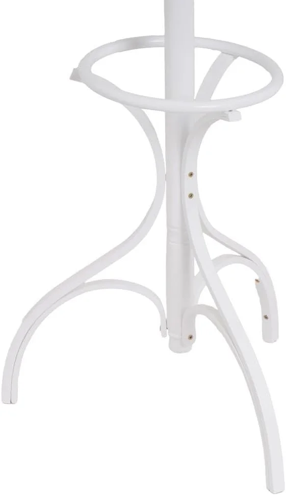 چوب لباسی ایستاده چوبی DRW Thonet، سفید