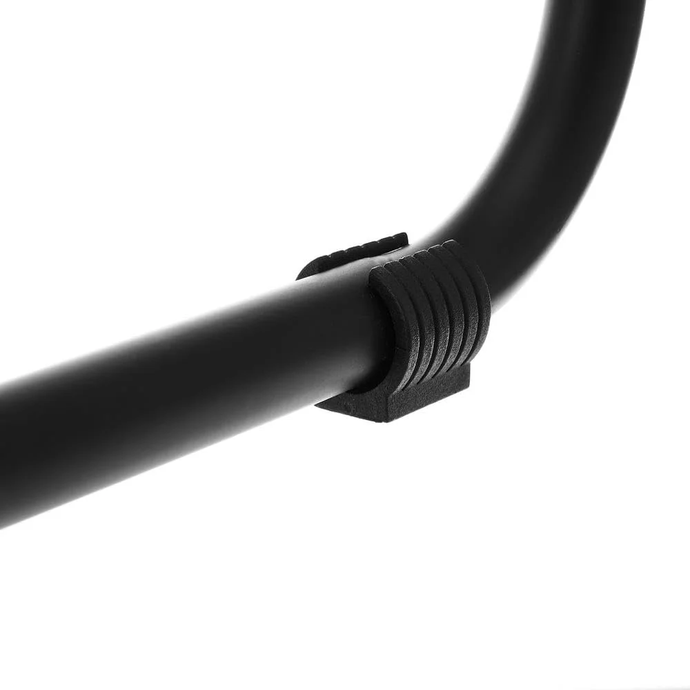 جالباسی DRW با ۲ میله آویز لباس و ۱ طبقه فلزی مشکی