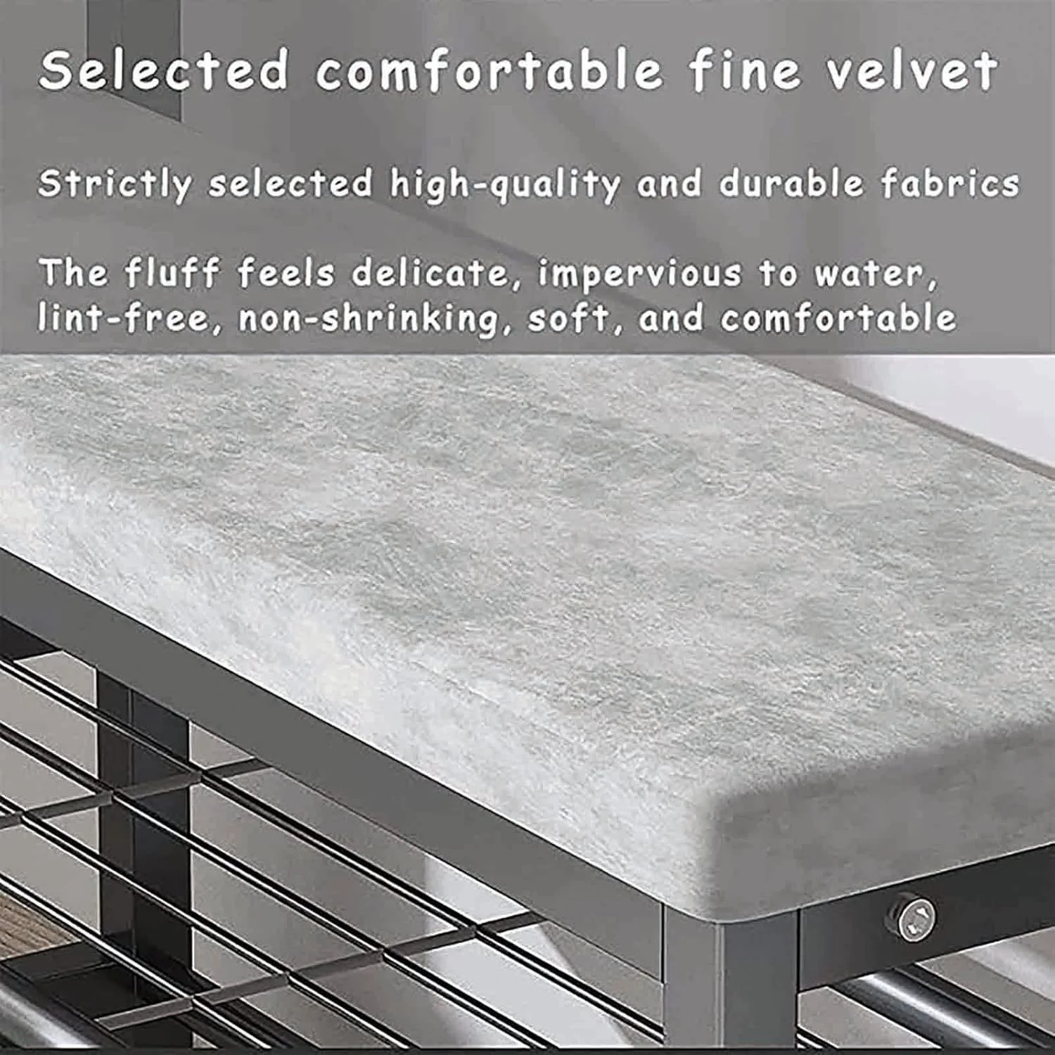 نیمکت جالباسی ورودی با قفسه کفش، استند چند منظوره 3 در 1 برای لباس، کلاه، با قاب فلزی و قفسه برای نگهداری وسایل، مناسب برای ورودی منزل، اتاق نشیمن، ایستاده، 100 * 33 * 170 سانتی متر (سفید مشکی - 60 سانتی متر)