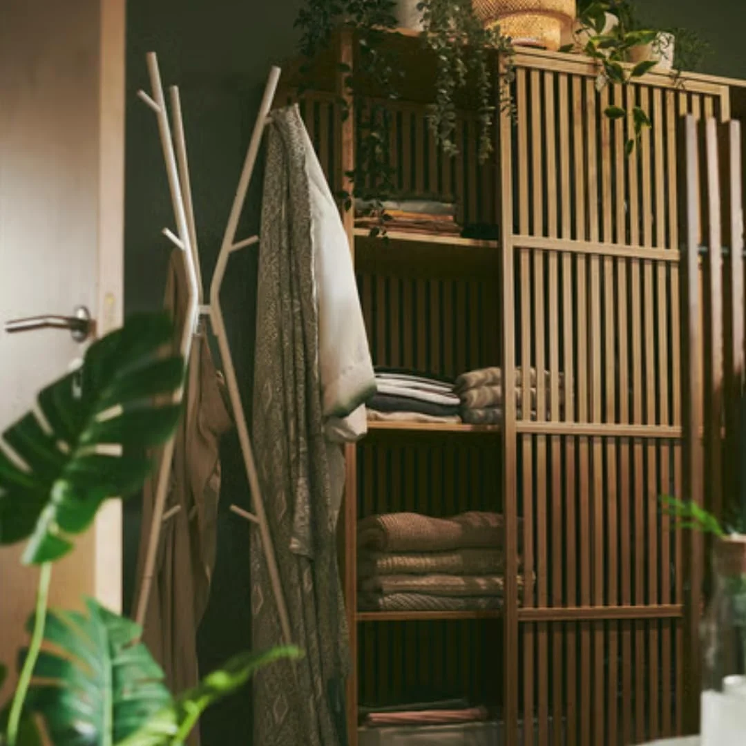 جالباسی و کلاه آویز، سفید، مناسب برای کیف، لباس، شال، راهرو، اتاق خواب، اتاق نشیمن، نصب آسان (169x63x63 سانتی متر)